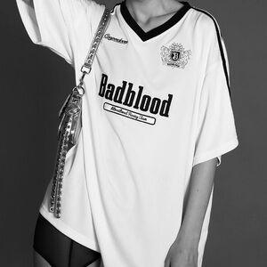 Bad Blood Sports Club 1/2 Tee | White